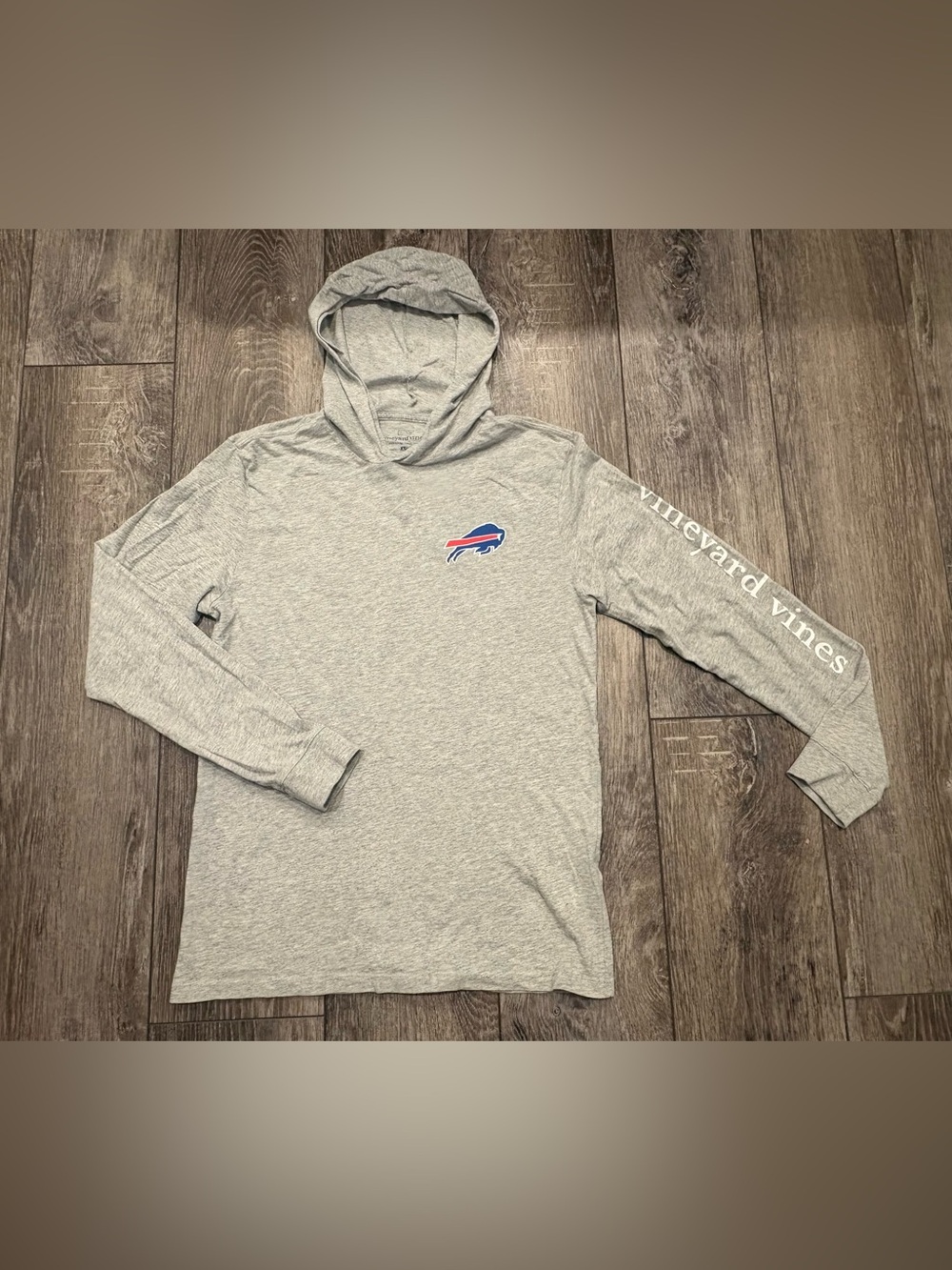 Vineyard Vines Buffalo Bills Hooded Long Sleeve Shirt- Size XS 💙🏈❤️